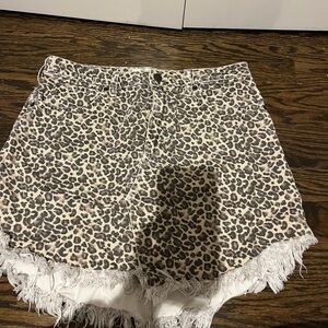 Free People Jean Skirt